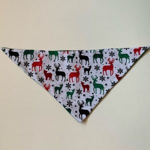 Handmade Reversible Christmas Holiday Dog Bandana